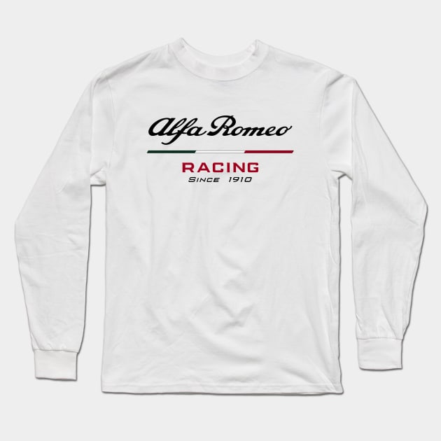 Alfa Romeo Racing F1 (visit:  fmDisegno.redbubble.com for full range) Long Sleeve T-Shirt by fmDisegno